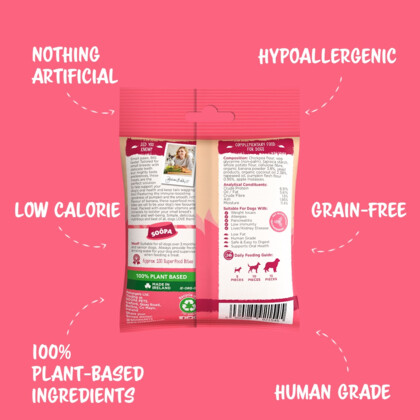 SOOPA Healthy Bites MINI dla małego psa – Banan i Dynia (50g)