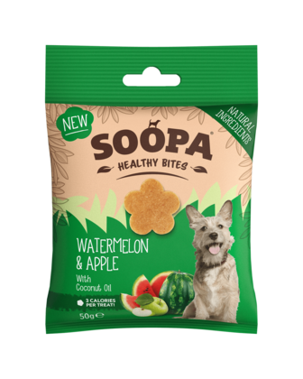 SOOPA Healthy Bites dla psa – Arbuz i Jabłko (50g)