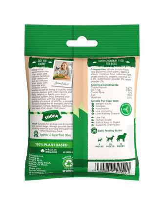 SOOPA Healthy Bites dla psa – Arbuz i Jabłko (50g)